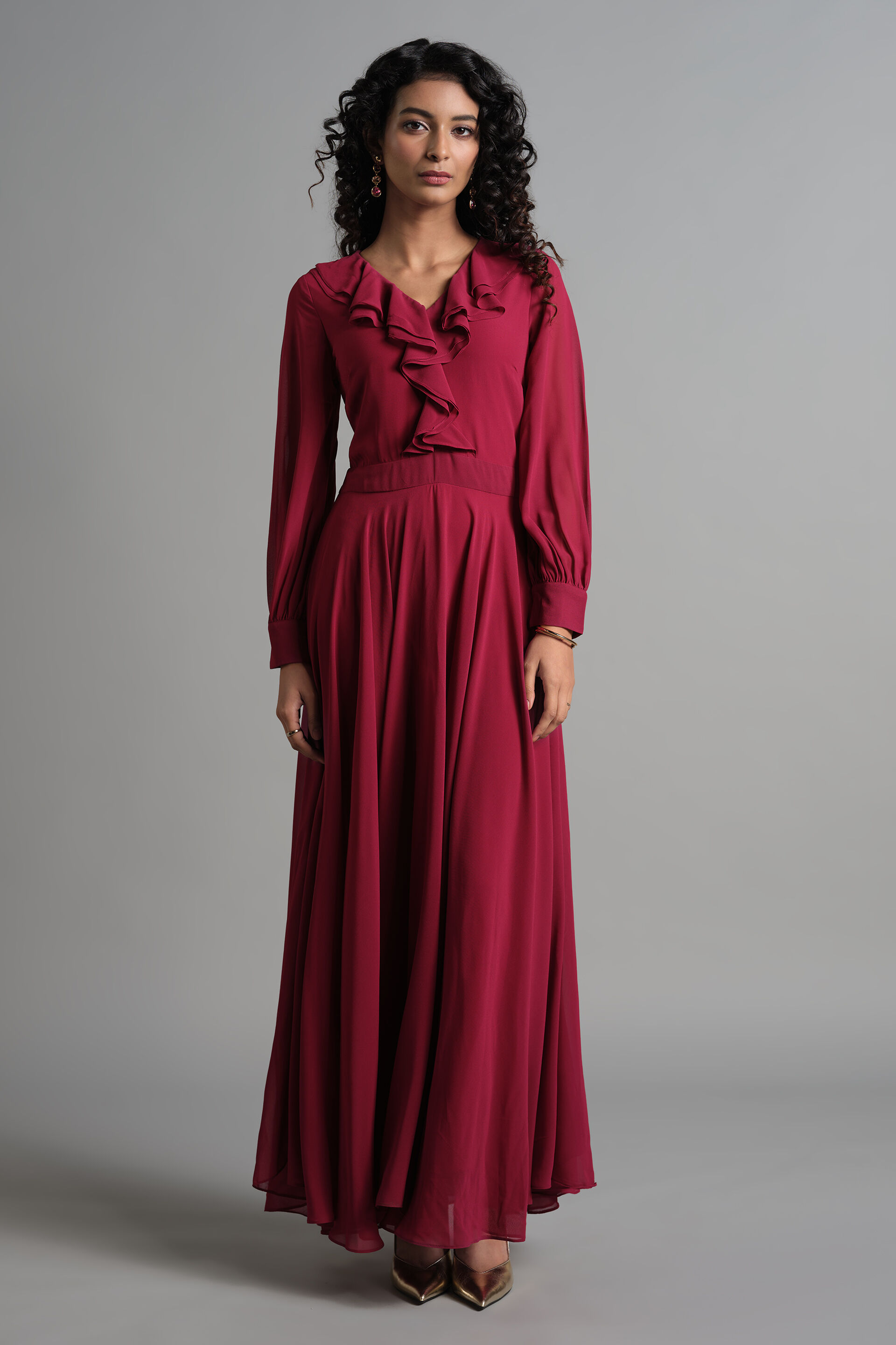 Wine & Roses Gown, Wine, image 2